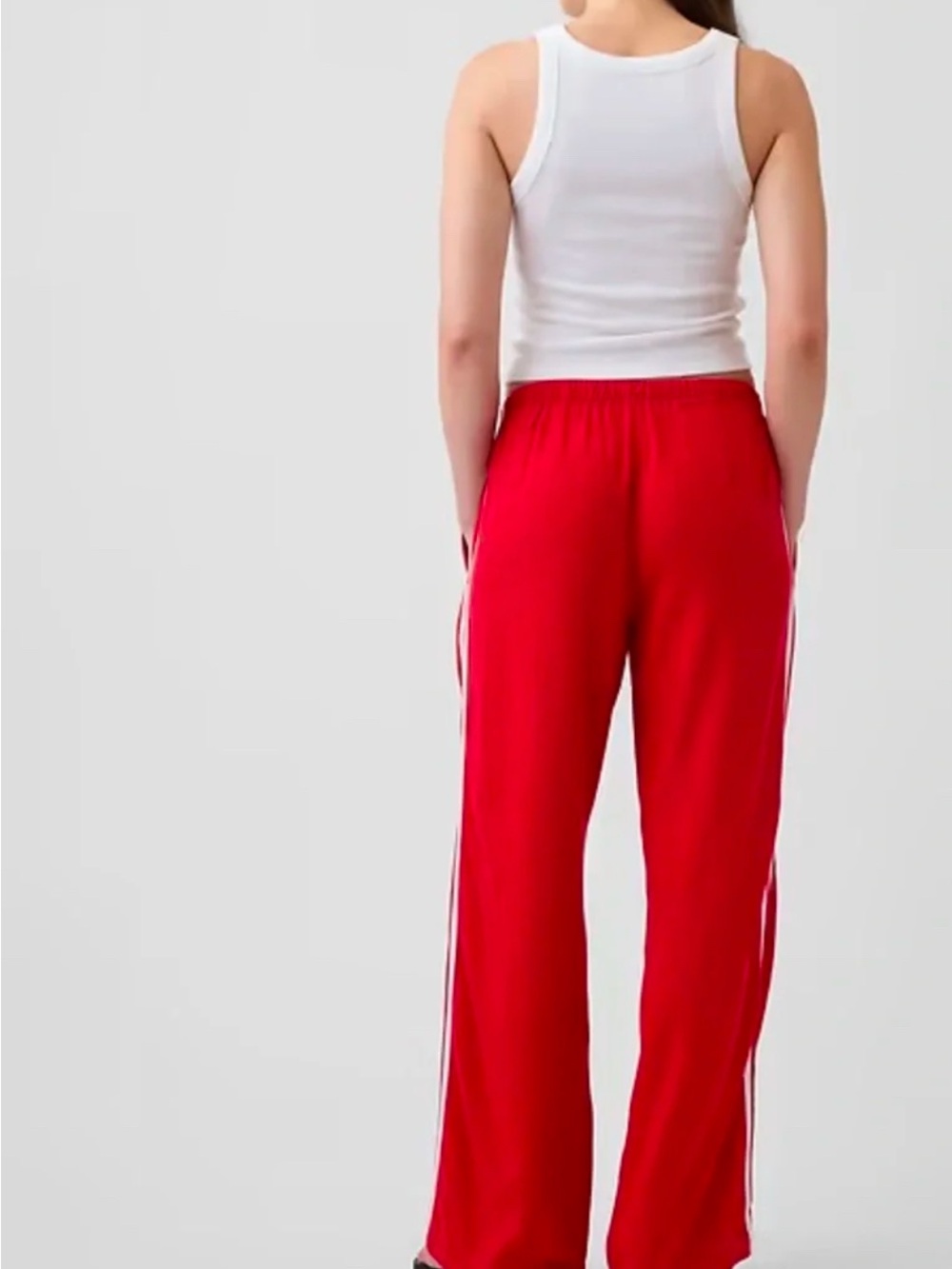 GAP dressy side stripe track pants